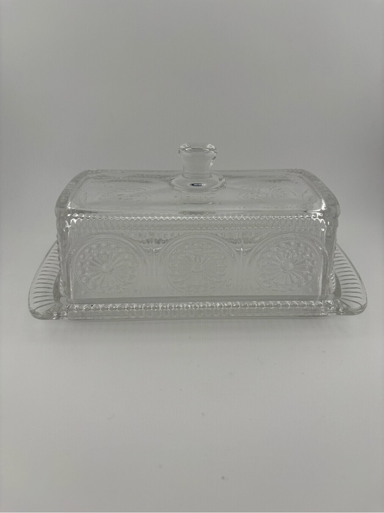 The Pioneer Woman Other - The Pioneer Woman Adeline Glass Butter Dish